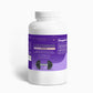 Front view of ViableSupps L-Glutamine powder, marketed for muscle mass and growth hormone support.