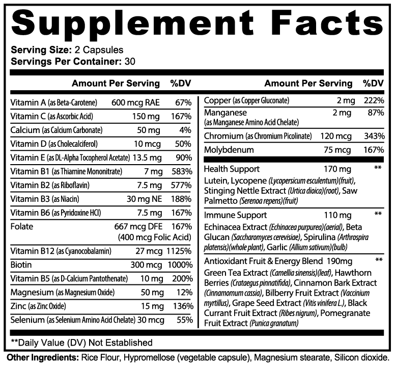Complete Multivitamin - VIABLE SUPPLEMENTS