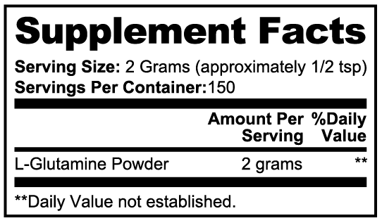 L - Glutamine Powder - VIABLE SUPPLEMENTS